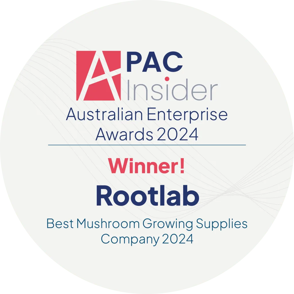 APAC Insider Award: Winner! Rootlab, Best Mushroom Growing Supplies Company 2024.