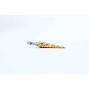 Drill Bit for holes size 3mm-12mm Titanium Coated front view