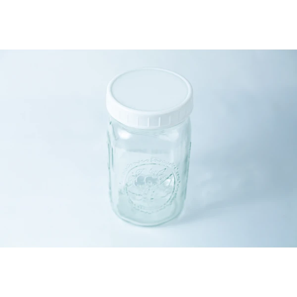 Mason Jar Lids | Regular mouth 70mm | Plain White Plastic Lids