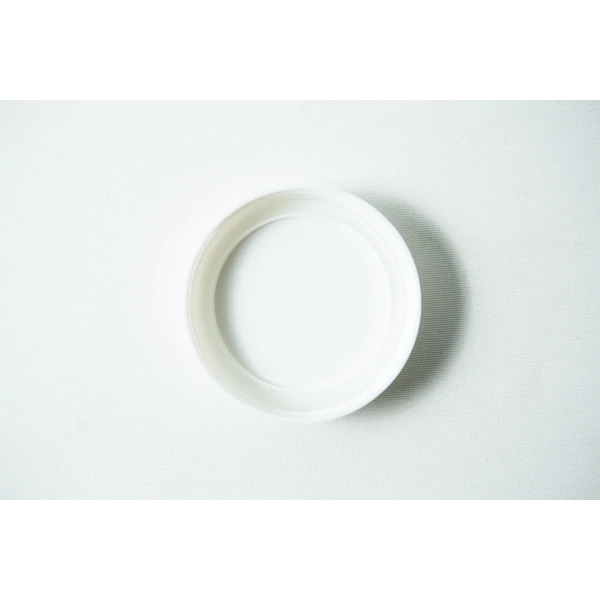 Mason Jar Lids | Wide mouth 86mm | Plain White Plastic Lid upside down