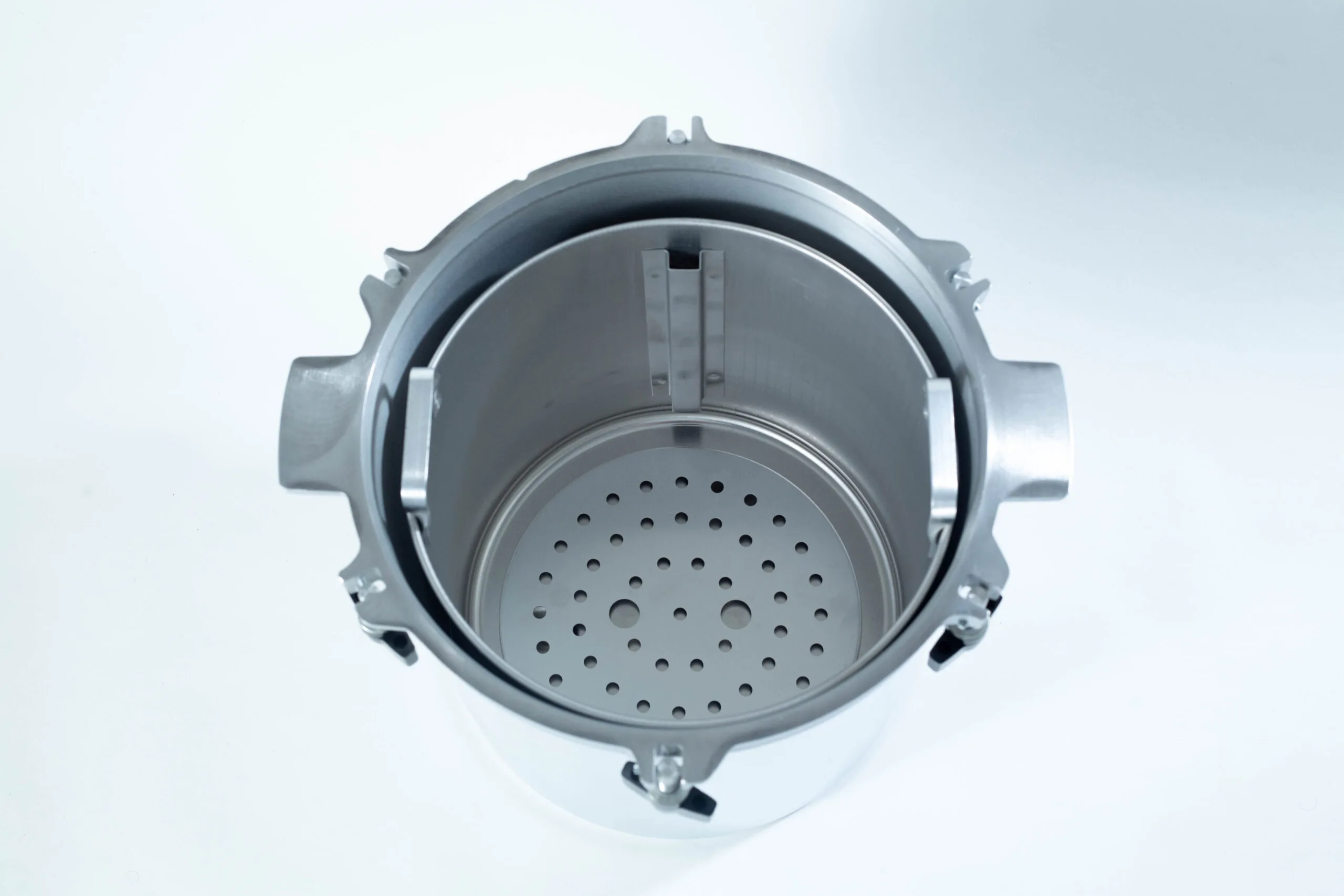 1925x Non-Electric All American Steam Sterilizer Autoclave without lid, Inner Container Showed, Top View