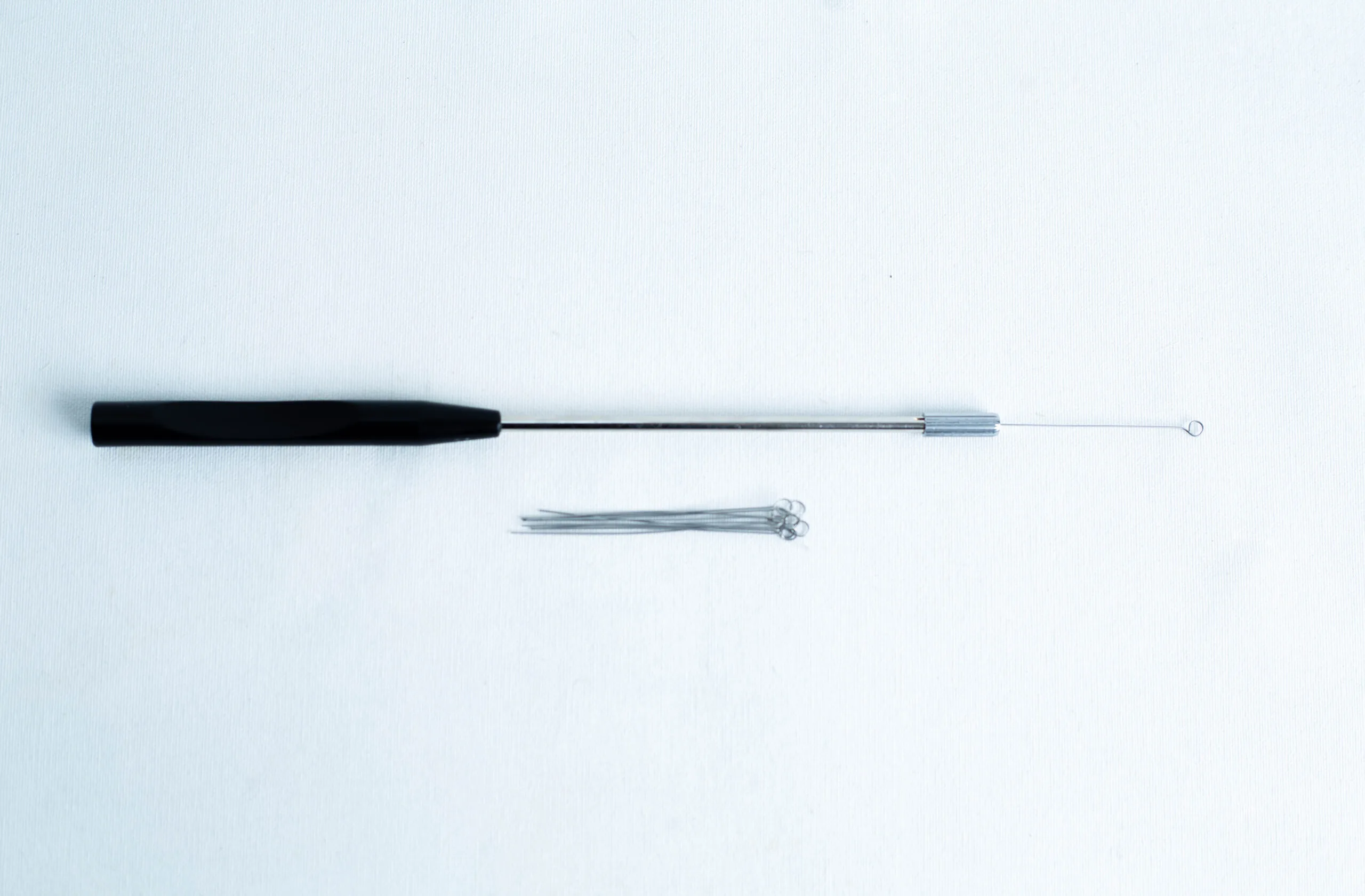 Inoculation Rod with loops top view