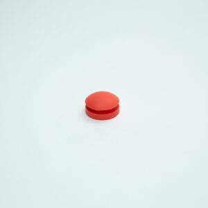 An All American orange rubber overpressure plug for sterilizer (Part 1010) is centered on a plain white background.